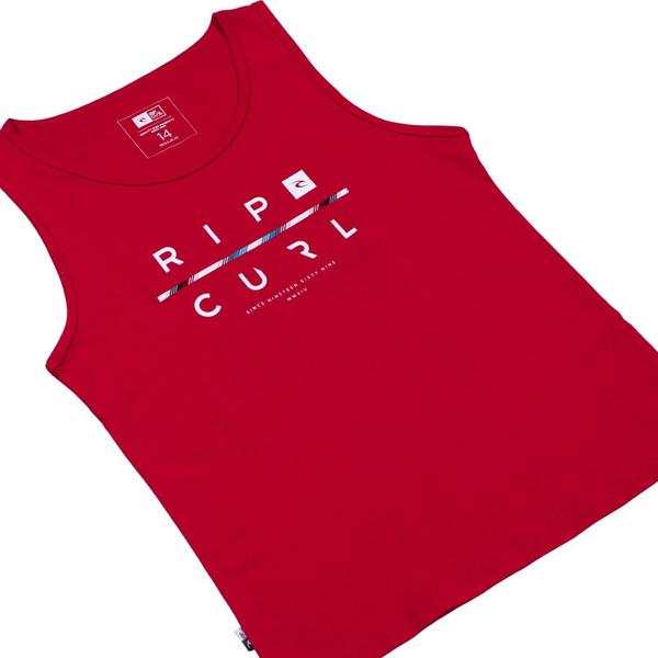 Regata Rip Curl Hombre Juvenil Vermelho Imagem de Regata Rip Curl Hombre Juvenil Vermelho