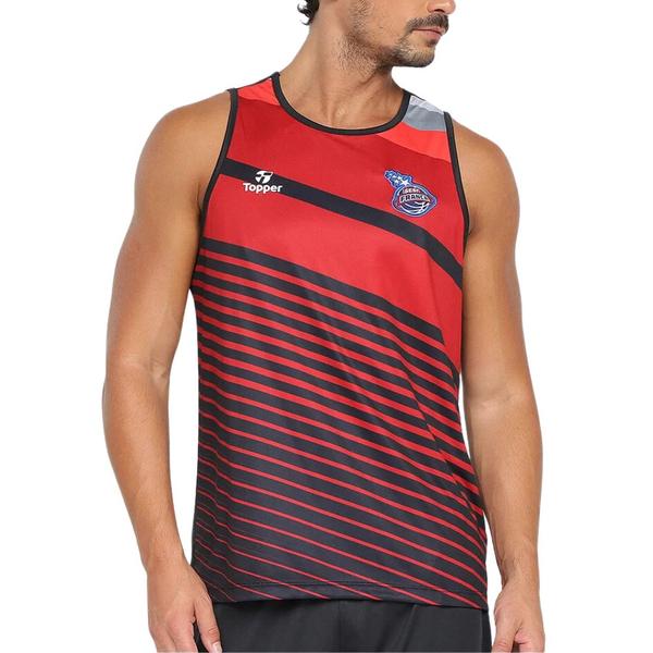 Imagem de Regata Topper Aquecimento Sesi Franca Preto - Masculino