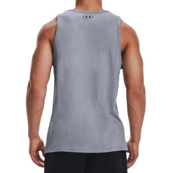 Imagem de Regata Under Armour Sportstyle Logo Tank Cinza e Preto - Masculino