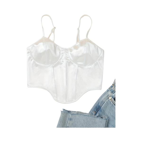 Regata Verão Casual - Malha Confortável com Design Sexy em Formato de Espinha de Peixe Imagem de Regata Verão Casual - Malha Confortável com Design Sexy em Formato de Espinha de Peixe