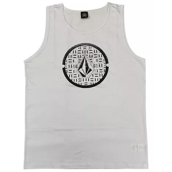 Imagem de Regata Volcom Circle Texture SM25 Masculina Branco