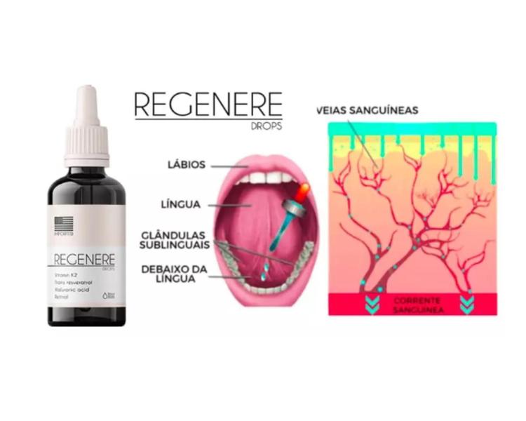 Imagem de Regenere Drops Suplemento Conta Gotas Resveratrol - 30 Ml