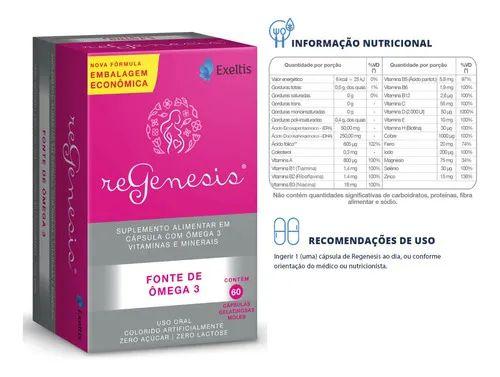 Imagem de Regenesis Kit 2 C/120 Vitamina De Gestantes Fonte De Omega 3