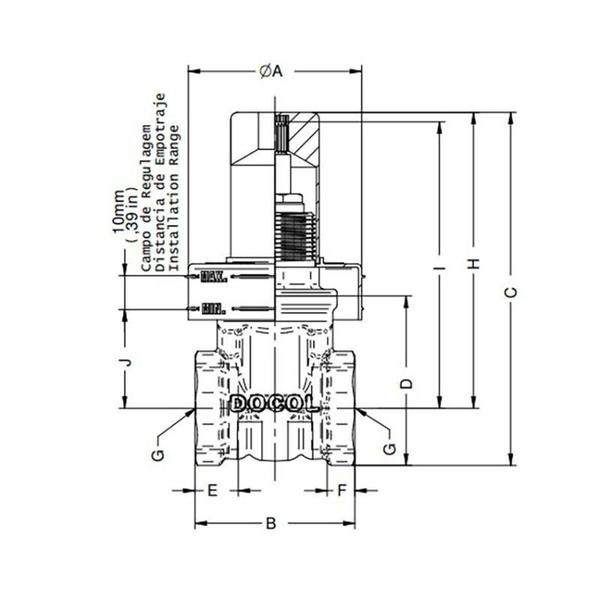 Imagem de Registro De Gaveta Docol Base 25130600 3/4 Polegadas