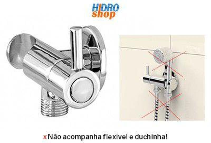 Imagem de Registro Ducha Higiênica 1/4 Volta Com Suporte - 200203 - Blukit