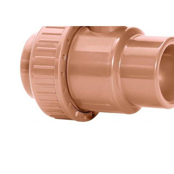 Imagem de Registro Esfera Pvc Amanco 25Mm Liso Liso  10444/11793