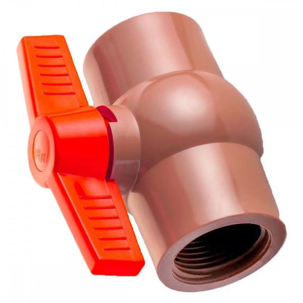 Imagem de Registro Esfera Pvc Rosca Interna Herc 3/4''