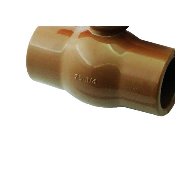 Imagem de Registro Esfera Viqua Pvc Cola 75Mm