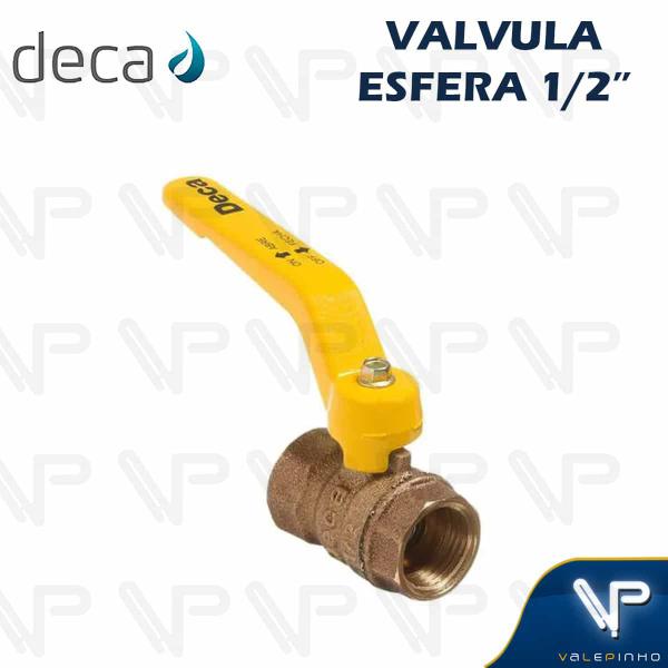 Imagem de REGISTRO VALVULA DE ESFERA DECA    1/2" (DN 15mm) 1552 B012