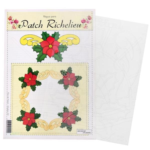 Imagem de Régua para Patch Richelieu Márcia Caires Modelo 22 - Flor de Natal