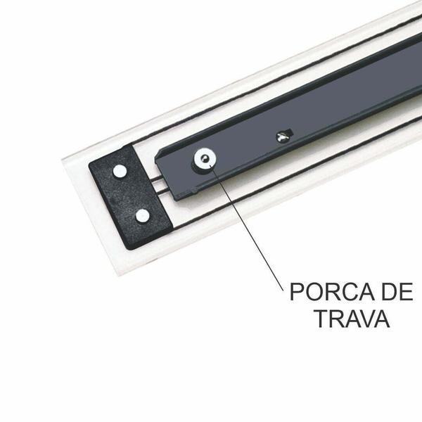 Imagem de Régua Paralela Desetec Trident 60 CM Para Desenho Técnico