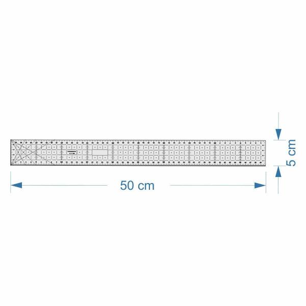 Imagem de Régua Patchwork Scrapbook Corte Artesanato 5X50 Cm - Fenix