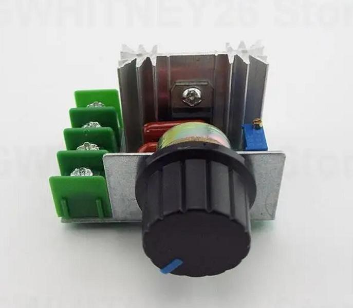 Regulador 16a Dimer para motor, exaustor, ventilador 1000w dimmer controlador - rdsc Imagem de Regulador 16a Dimer para motor, exaustor, ventilador 1000w dimmer controlador