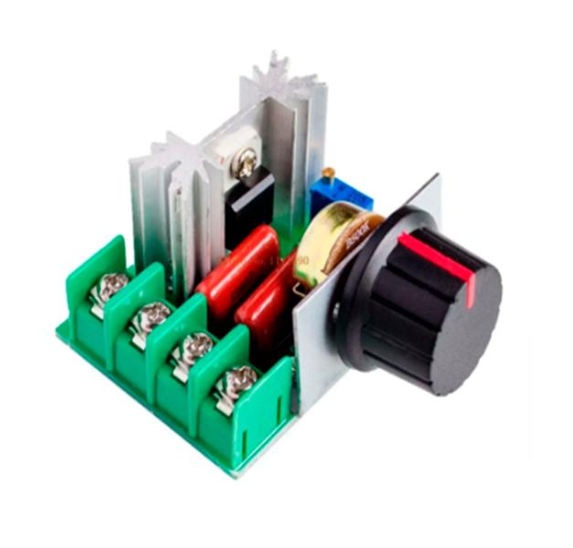 Regulador 16a Dimer para motor, exaustor, ventilador 1000w dimmer controlador - rdsc Imagem de Regulador 16a Dimer para motor, exaustor, ventilador 1000w dimmer controlador