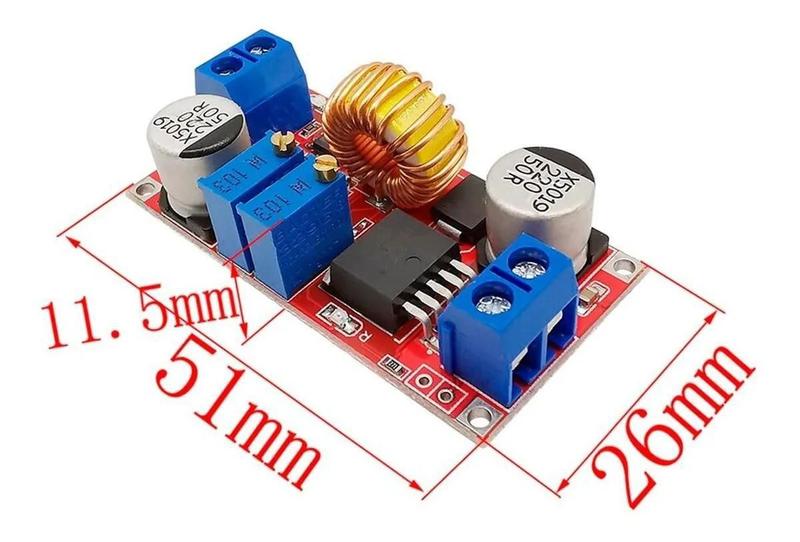 Imagem de Regulador Com Ajuste De Corrente E Tensão Xl4015 5A Dc Dc