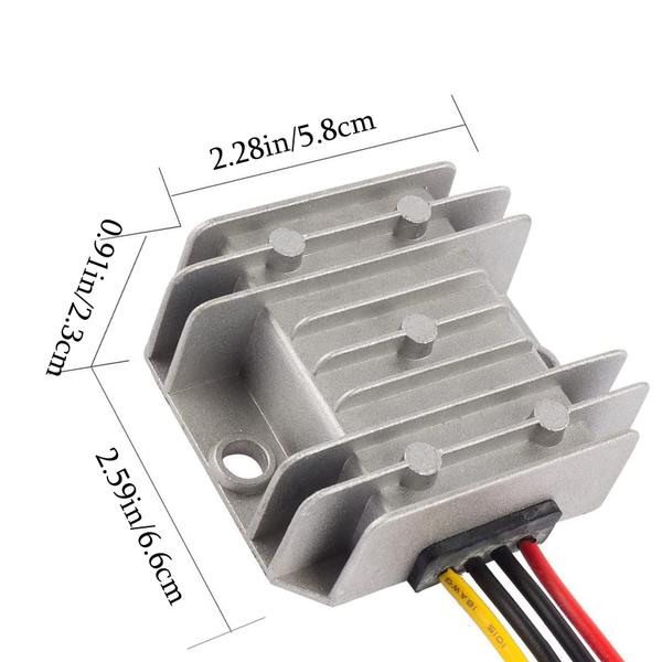 Imagem de Regulador de tensão QJFCare DC Boost Converter 8V-40V para 12V 3A