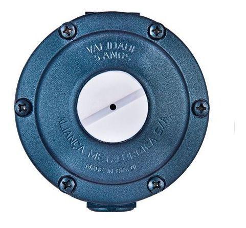 Regulador Gás Aliança Az 506/03 7kg/h Estagio Unico Imagem de Regulador Gás Aliança Az 506/03 7kg/h Estagio Unico