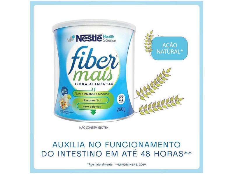 Imagem de Regulador Intestinal Fiber Mais Sem Sabor - sem Açúcar 260g