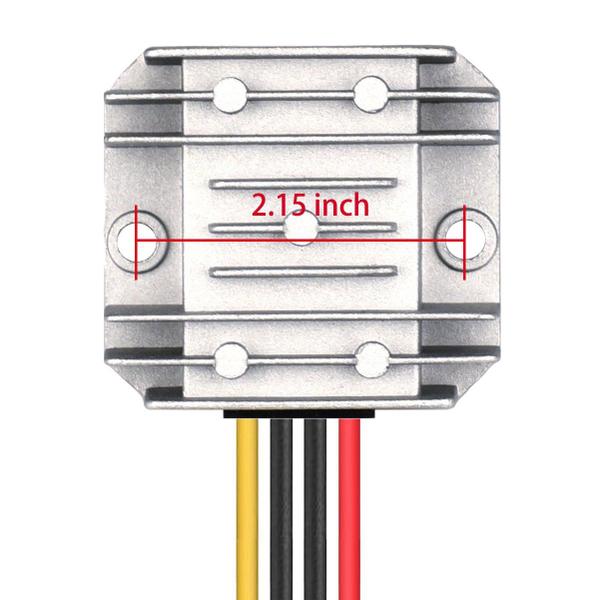 Imagem de Regulador redutor de tensão 24V a 12V 10A 120W para carrinho de golfe