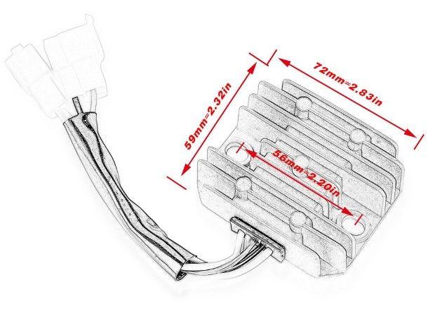 Imagem de Regulador Voltagem Yamaha Sr250g Sr250 Sr250 Sr250 Classic