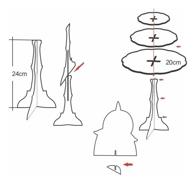 Imagem de Rei Leão Kit 2 Baleiros 6 Displays De Mesa