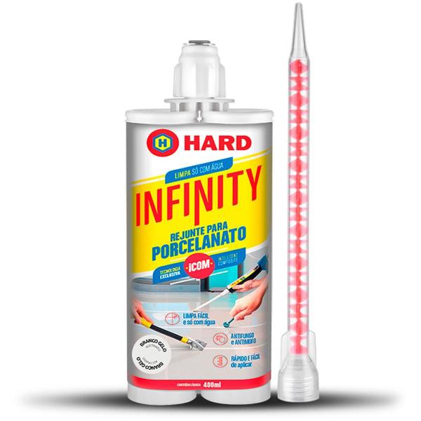 Imagem de Rejunte Infinity Hard Porcelanato Areia Acetinado 400 Ml