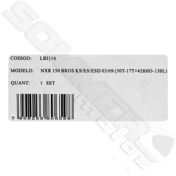 Imagem de Relação Nxr 150 Bros 2006 A 2015 Aco 1045 Com Retentor Lbj