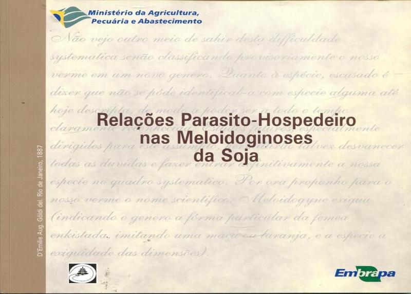 Relações Parasito-Hospedeiro Nas Meloidoginoses da Soja - Embrapa Imagem de Relações Parasito-Hospedeiro Nas Meloidoginoses da Soja - Embrapa
