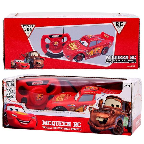 Relâmpago Mcqueen de Controle Carrinho Carros 17cm Original - EBN KIDS Imagem de Relâmpago Mcqueen de Controle Carrinho Carros 17cm Original