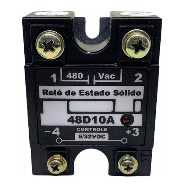 Imagem de Relé de Estado Sólido 48D60 60A Chave 24-480v Loti