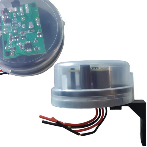 Imagem de Rele Fotocelula Bivolt sensor fotovoltaico 100W Potencia lampadas LED KIt 4 Sensor