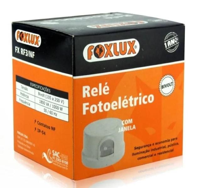 Imagem de Relé Fotoelétrico Fotocélula Com Janela Foxlux