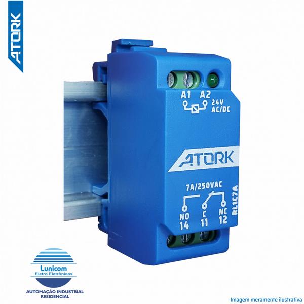 Imagem de Relé interface acoplador atork, 12v