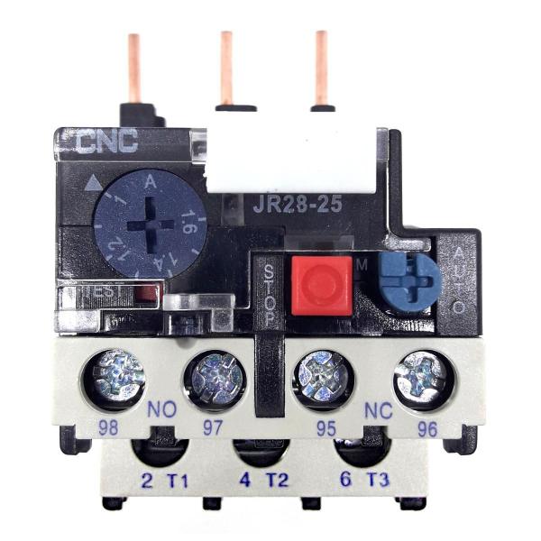 Imagem de Rele Termico JR28-25 1-1.6A CNC - Proteção Sobrecarga 380V