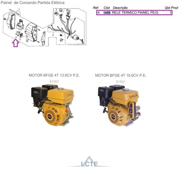 Imagem de Relé Térmico Painel Elétrico Motores 13.0cv Painel Elétrico