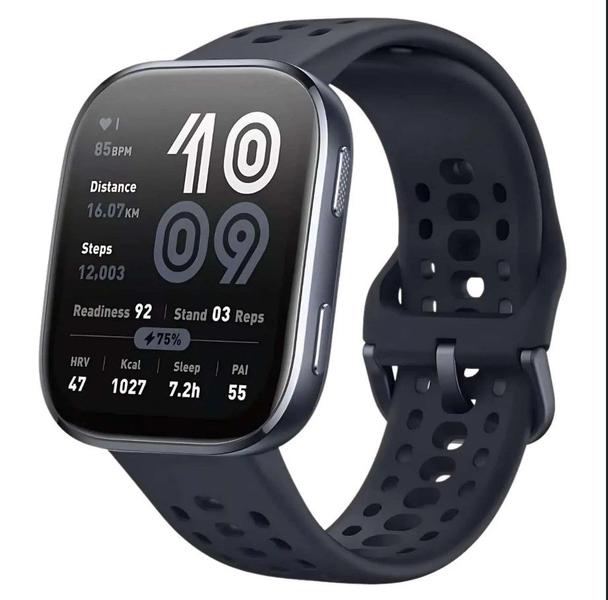Relógio Amazfit Smartwatch Bip 6 Preto Gps Alexa Bluetooth