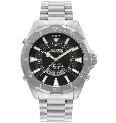 Relógio Analógico e Digital Masculino Technos WT205FY/1P CHRONOALARM Imagem de Relógio Analógico e Digital Masculino Technos WT205FY/1P CHRONOALARM