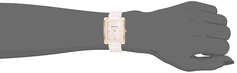 Relógio Anne Klein, pulseira de cerâmica feminina, estojo de 28 mm Imagem de Relógio Anne Klein, pulseira de cerâmica feminina, estojo de 28 mm
