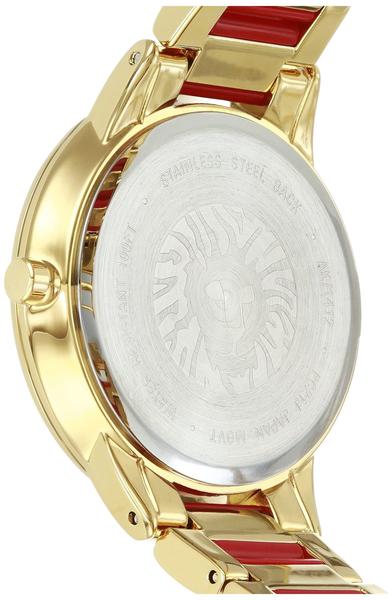 Relógio Anne Klein, pulseira feminina de resina, mostrador vermelho, resistente à água Imagem de Relógio Anne Klein, pulseira feminina de resina, mostrador vermelho, resistente à água