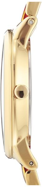 Relógio Anne Klein, pulseira feminina de resina, mostrador vermelho, resistente à água Imagem de Relógio Anne Klein, pulseira feminina de resina, mostrador vermelho, resistente à água