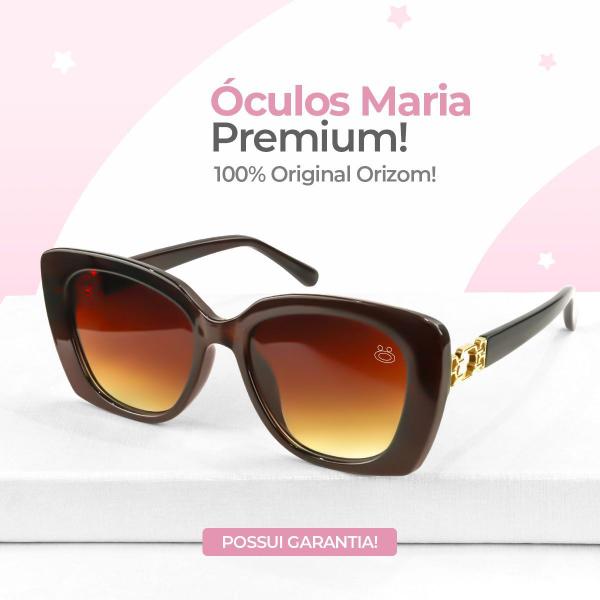 Imagem de Relogio banhado feminino + caixa + oculos proteção uv sol