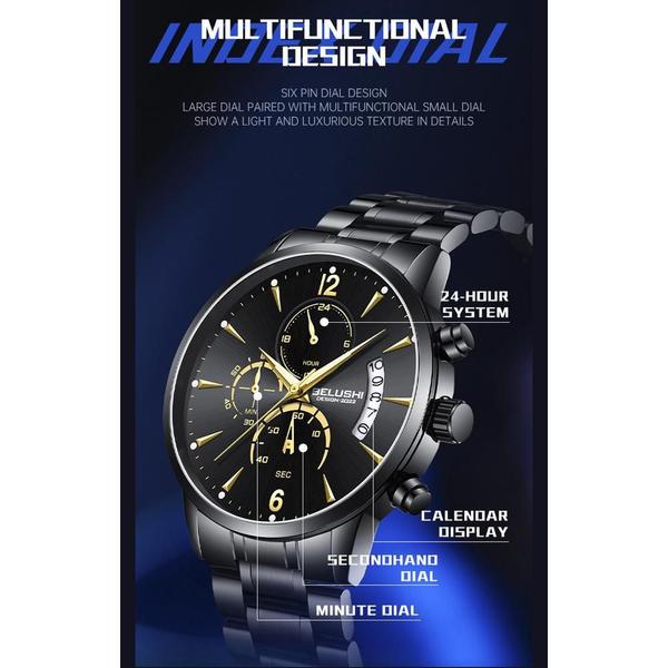 Imagem de Relógio Belushi Aço Inox 42mm - Luxo e Estilo