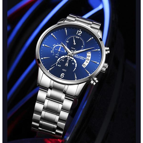 Imagem de Relógio Belushi de Aço Inoxidável 42mm - Luxo e Sofisticação