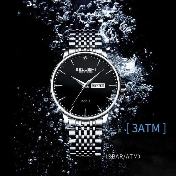 Imagem de Relógio Belushi Masculino 41mm - Aço Inox - 3ATM - Prata