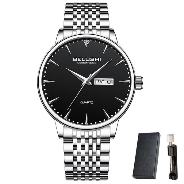 Imagem de Relógio Belushi Masculino 41mm Inox com Calendário