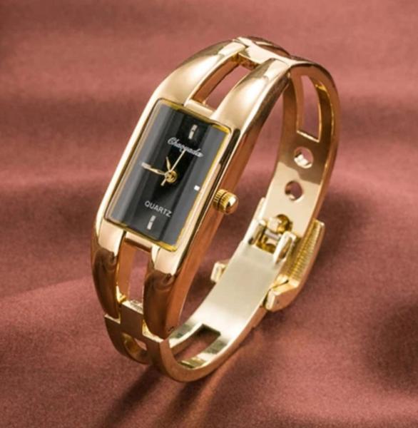 Imagem de Relógio Bracelete Feminino Aço Inoxidável Quartzo Fashion