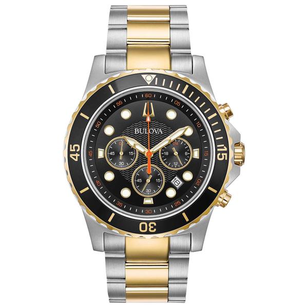 Imagem de Relógio Bulova Classic Sport, cronógrafo de 6 ponteiros, 44 mm para homens