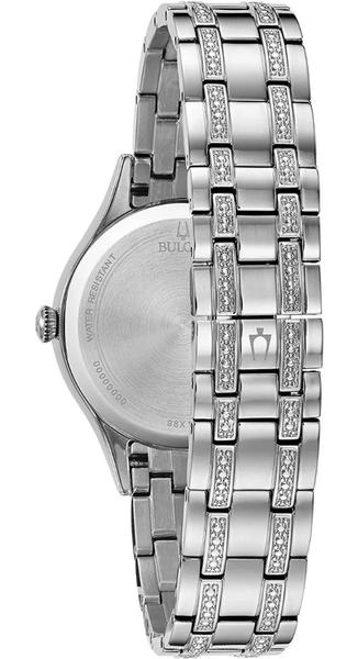 Imagem de Relogio Bulova Feminino Madre Perola Cristais 96m144