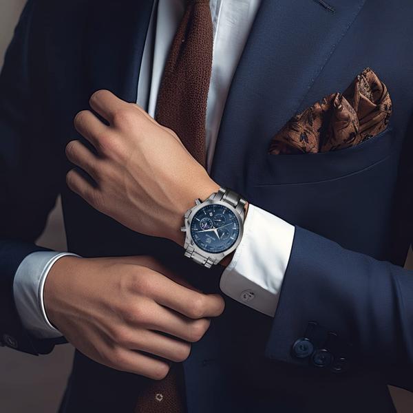 Imagem de Relógio BY BENYAR Chronograph Quartz em Aço Inoxidável para Homens