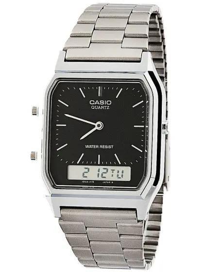 Relógio CASIO AQ230A Original Vintage Analógico/Digital Social Novo na Caixa com Nfe Relógio CASIO AQ230A Original Vintage Analógico/Digital Social Novo na Caixa com Nfe